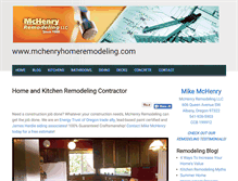 Tablet Screenshot of mchenryhomeremodeling.com